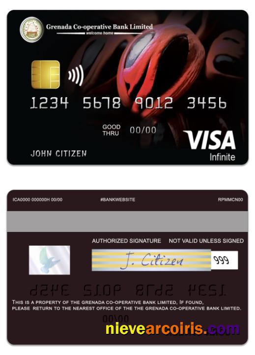 Grenada Co-operative Bank limited visa infinite credit card